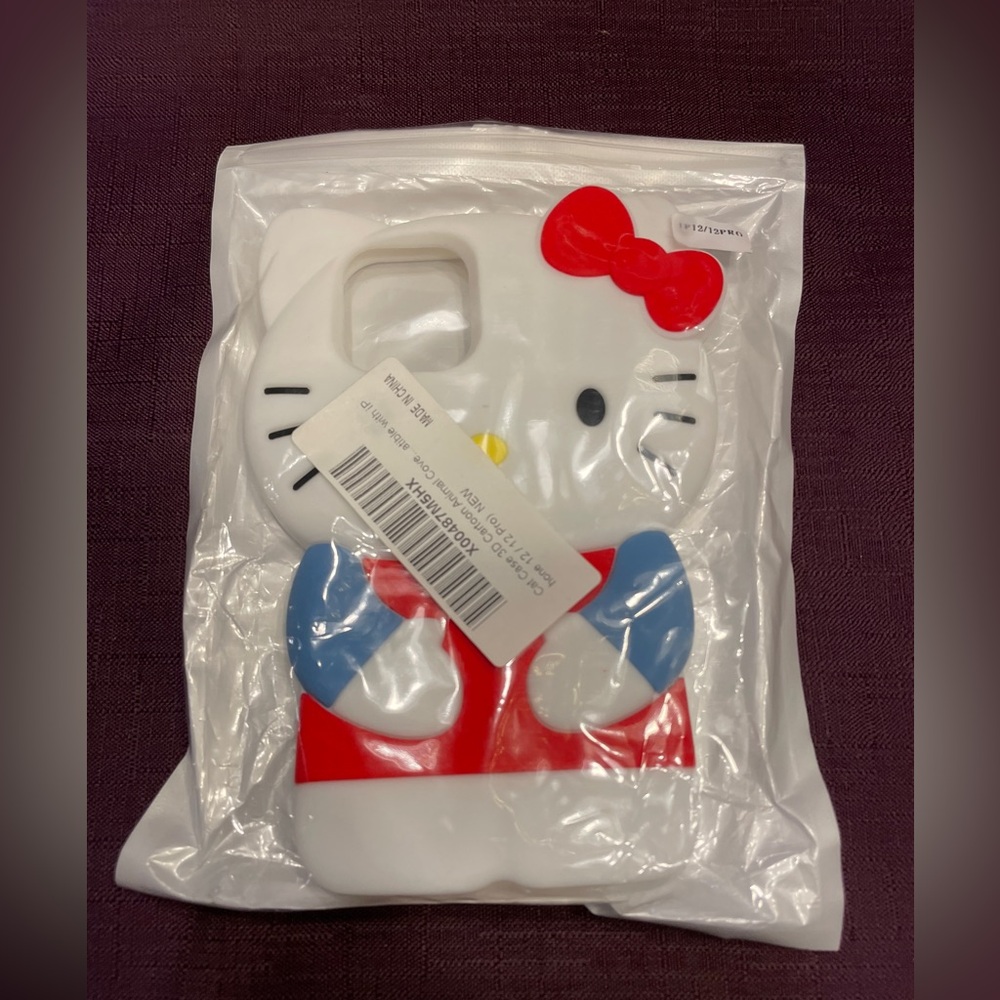 Hello Kitty Red and White IPhone 12/12Pro Case